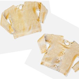 🔥3/$15🔥Star & Lily Cropped Waffle Knit Sweater